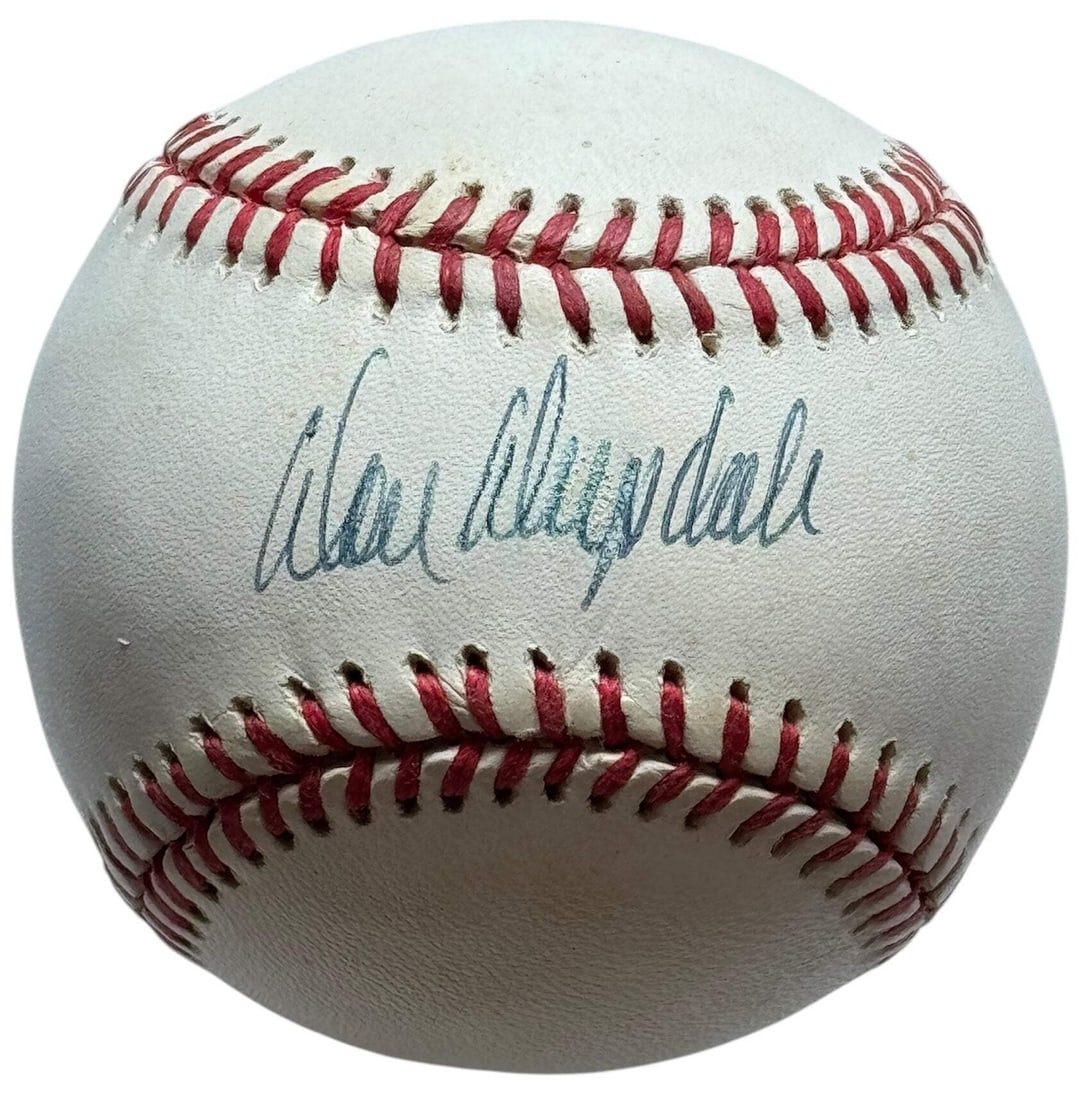 Don Drysdale Autographed Official National League Baseball (JSA) (1 of 2)