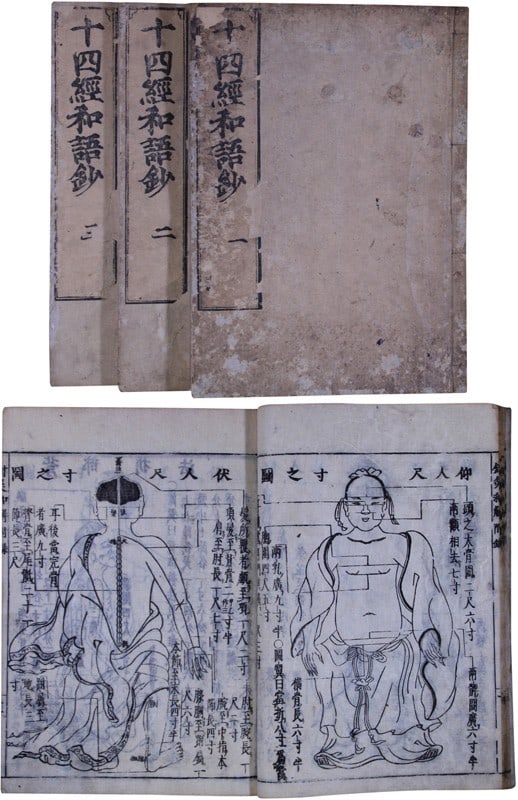 Antique 1693 Japanese Medical Book Jushikei Wagosho Okamoto Ippo 3vols: Antique 1693 Japanese Medical Book Jushikei Wagosho Okamoto Ippo 3vols Item Specifics: Artist: Okamoto Ippo Subject: Japanese Traditional Medicine and Acupuncture Material: Washi Paper Style: Japanese