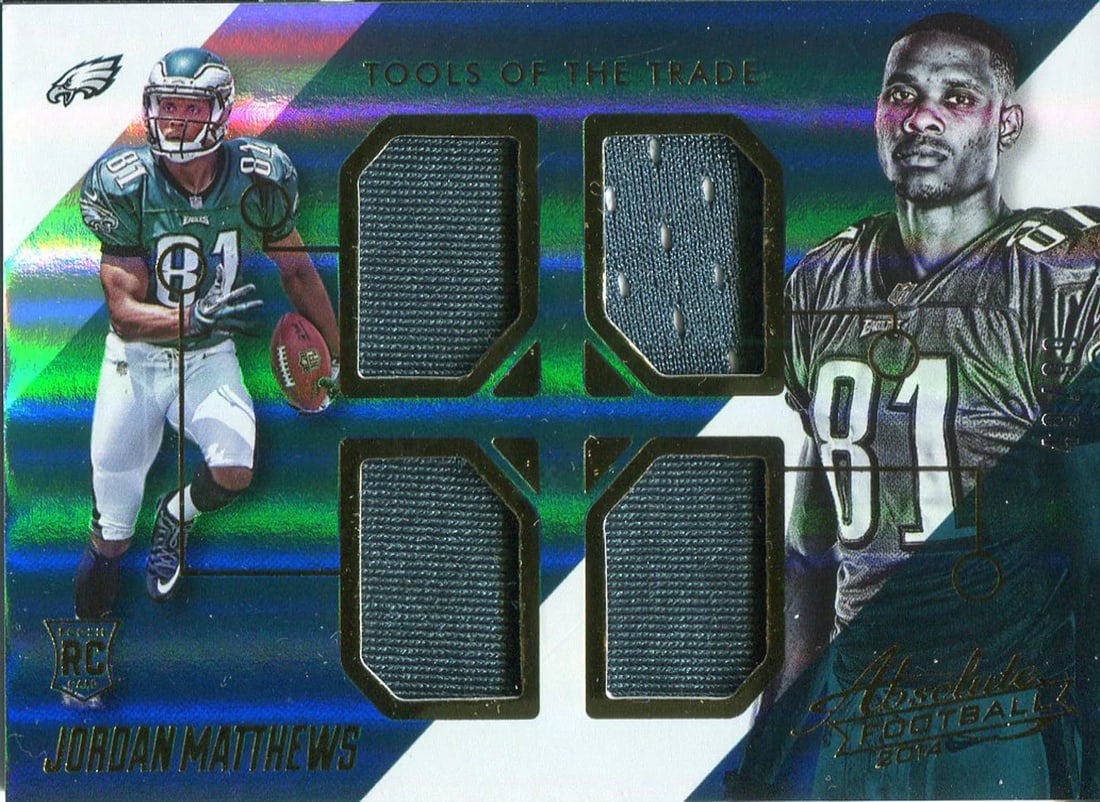 Jordan Mathews Autographed 2014 Topps Finest Rookie Jersey Card (1 of 1)