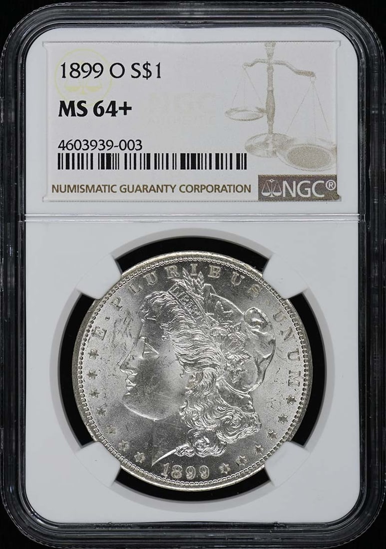 MS64+ NGC S$1 Dollar 1899-O (1 of 4)