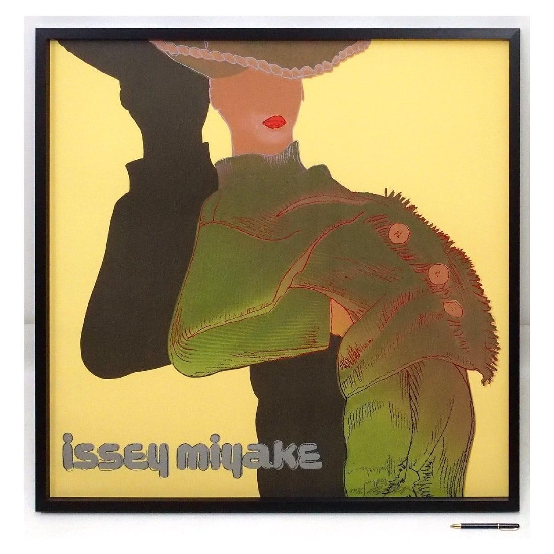 Rupert Smith ISSEY MIYAKE Large Silkscreen TP/ 30 Signed Pop Art Fashion 95cm (1 of 5)