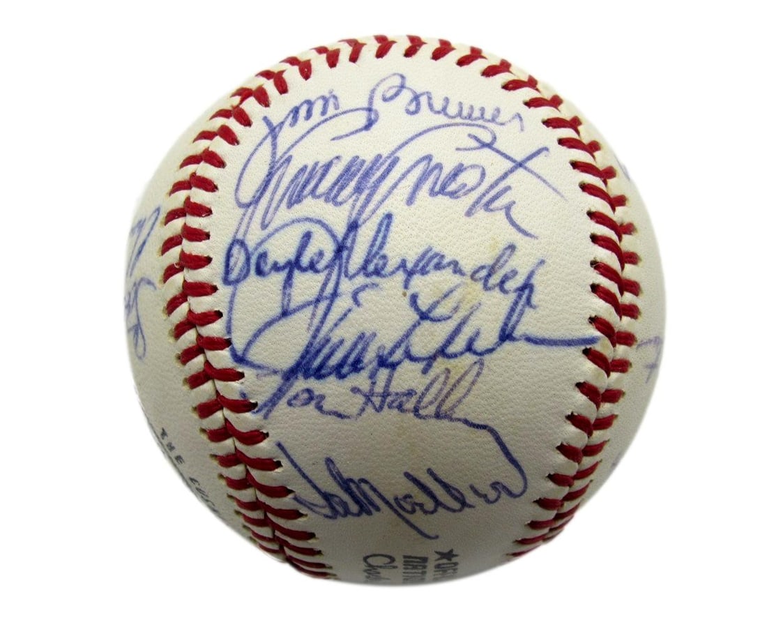 Dodgers Team Signed Baseball Garvey Wills Osteen Mota 1971 16 ONL 198262 (1 of 5)