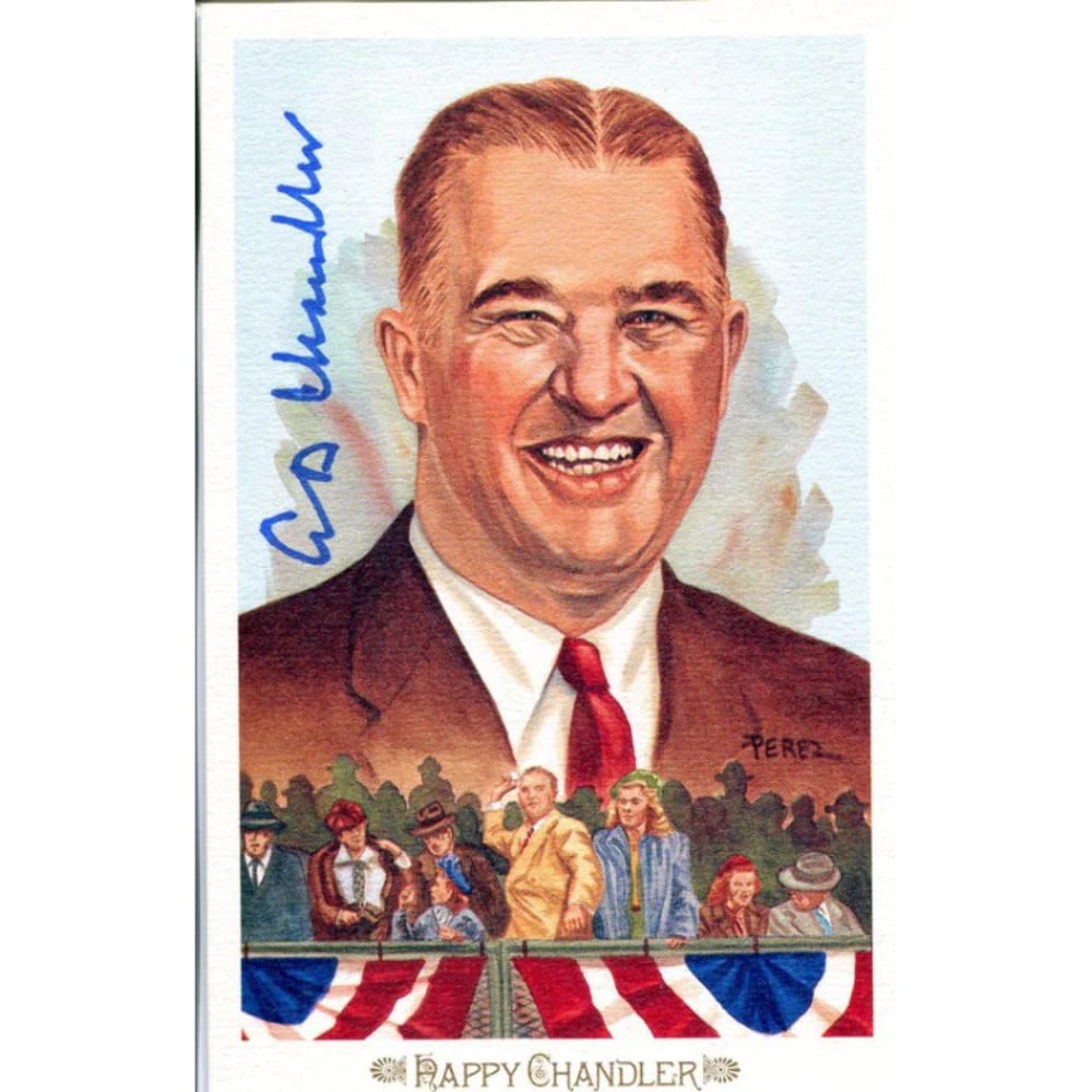 AB Chandler Autographed Perez Steele Card (1 of 2)