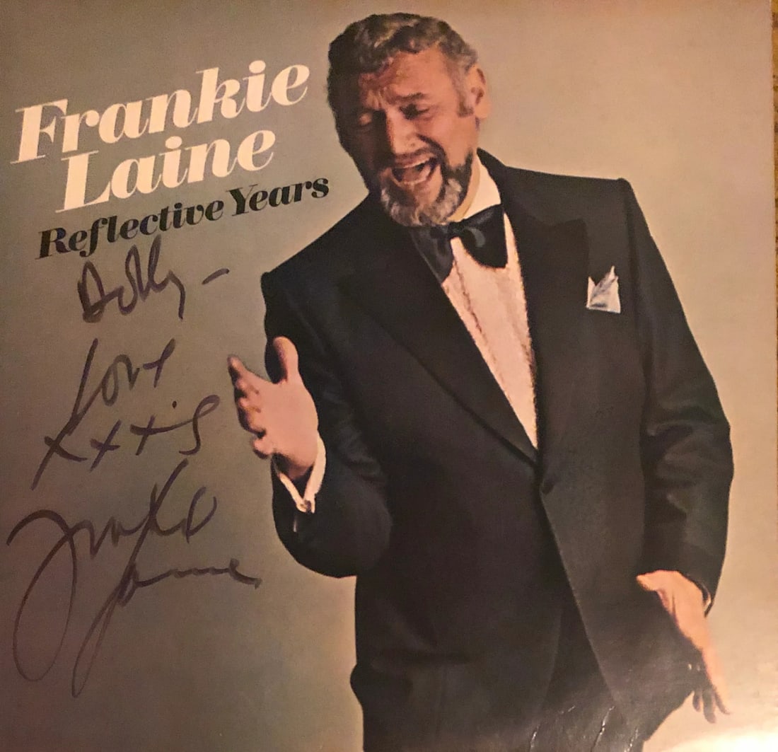 Frankie Laine JSA Reflective Years Autographed Vinyl Record: Frankie Laine JSA Reflective Years Autographed Vinyl Record Signed by Frankie Laine, the iconic singer behind the classic hit "Years," this JSA authenticated vinyl record is a rare find for music