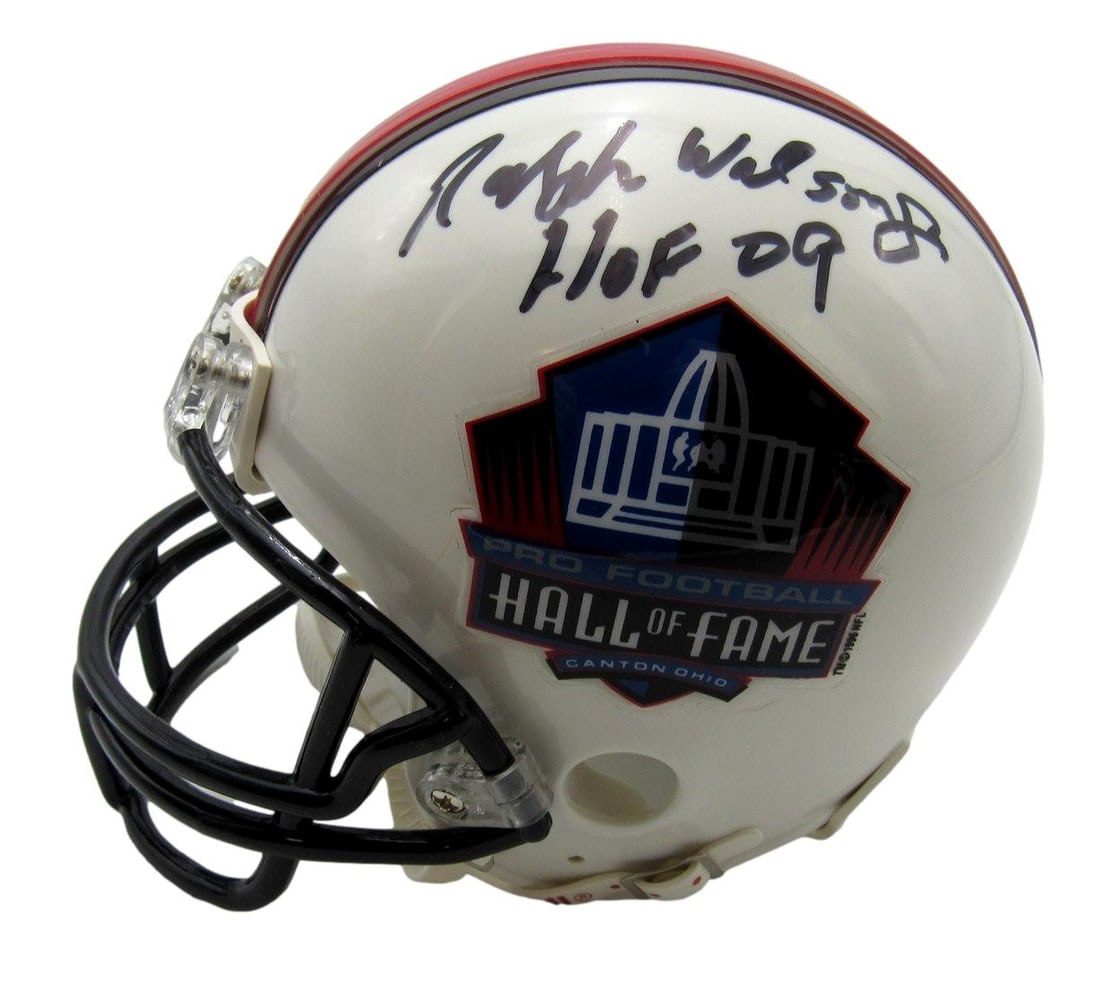 Ralph Wilson HOF Buffalo Bills Autographed/ Signed Mini Helmet JSA 201575 (1 of 3)