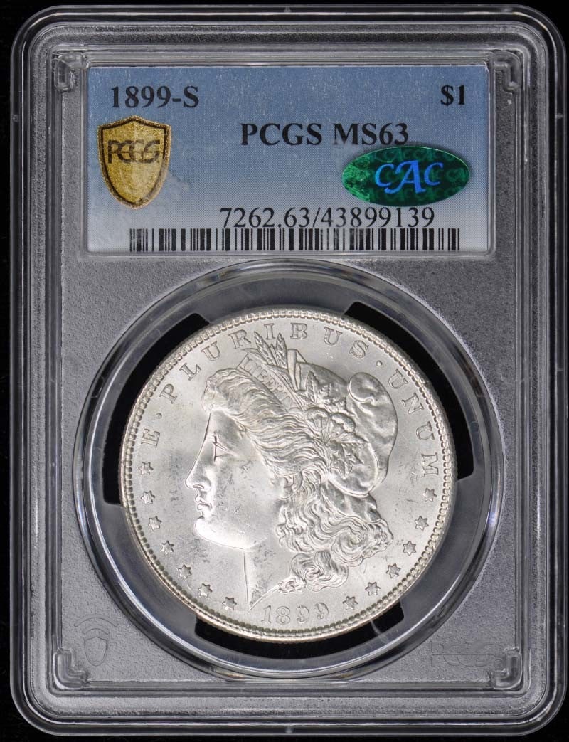 1899-S $1 Morgan Dollar PCGS MS63 (CAC) (1 of 2)