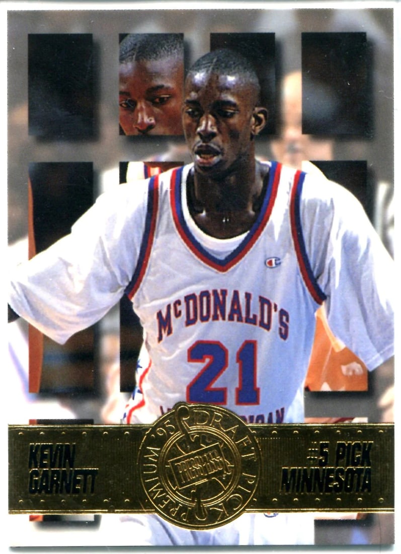 Kevin Garnett 1995 Press Pass Rookie Card (1 of 1)