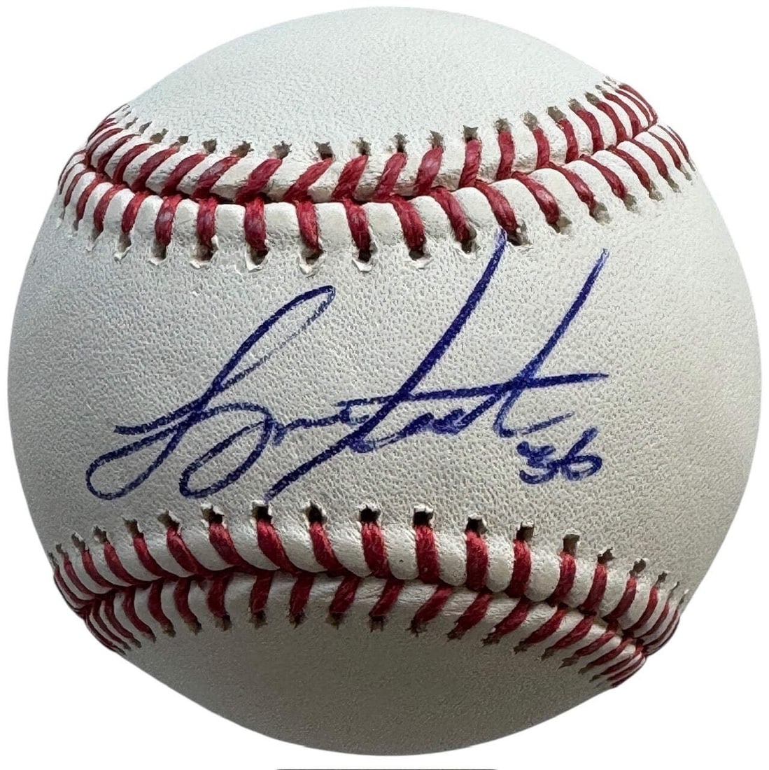 Gilbert Autographed Baseball Official Major League Logan Beckett (1 of 2)