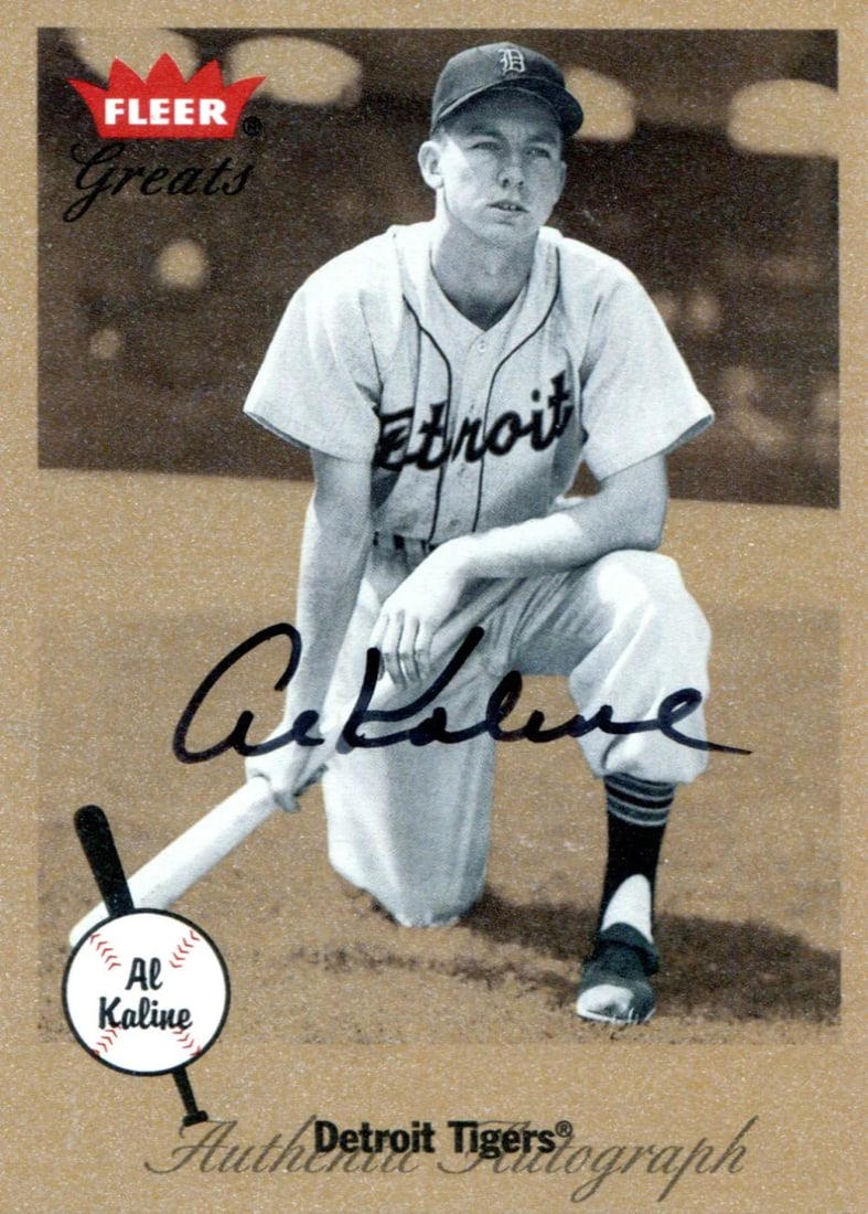 Al Kaline Autographed Fleer Card (1 of 1)