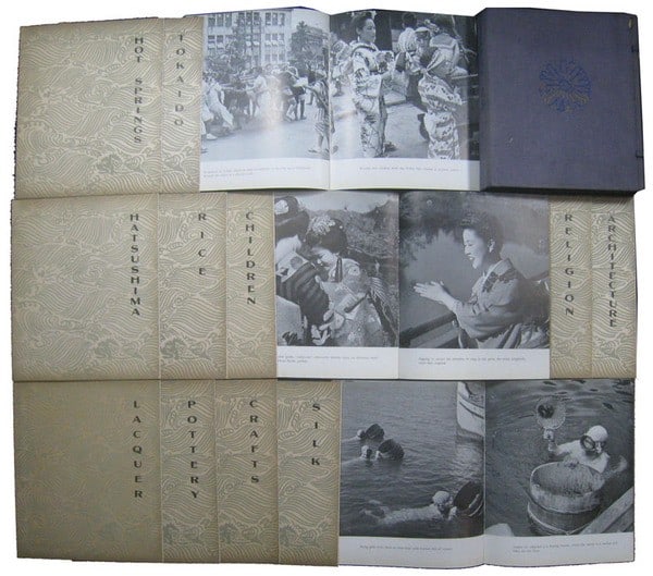 1953 JAPAN Photo Book Set Horace Bristol 14 Booklets Geisha Tokyo Architecture (1 of 2)