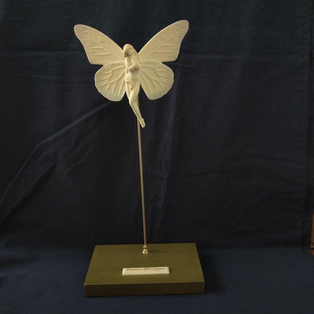 Lladro S Fairy Monarch Butterfly Rare Figurine Original Box Interior Decor (1 of 10)
