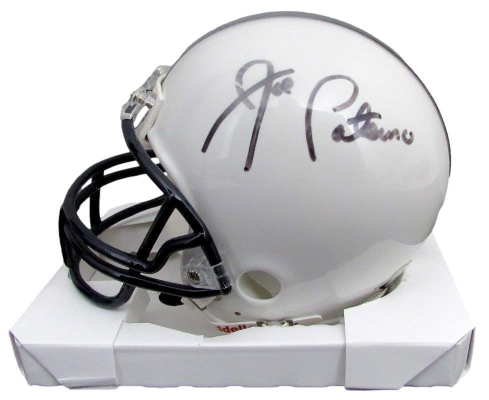 Joe Paterno Autographed Mini Football Helmet Penn State JSA 182379 (1 of 6)