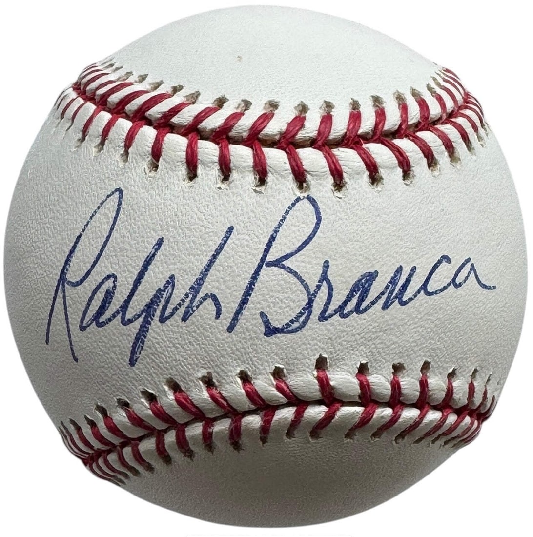 Ralph Branca Autographed Official Major League Baseball (JSA) (1 of 2)