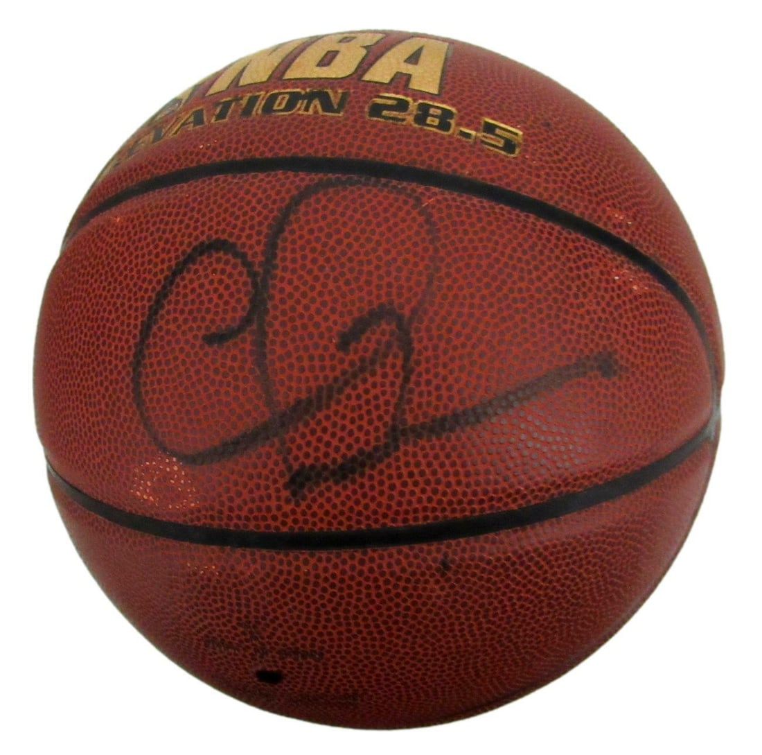 Auto Signed Basketball Warriors NBA HOF Spalding Signed By Chris Mullin (1 of 4)