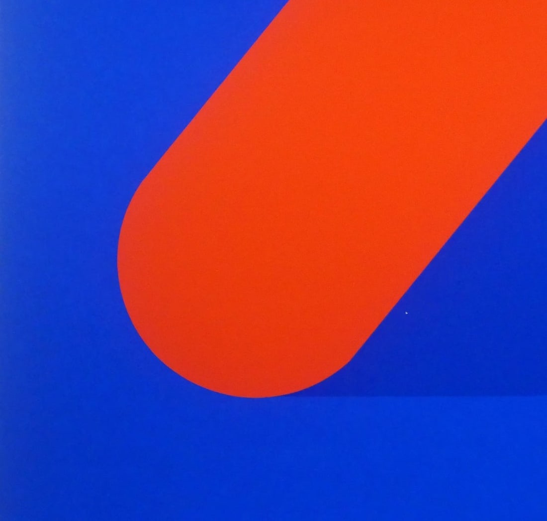 Per Arnoldi Composition Lithograph Signed ED 6/ 10 Framed authentic print - 7
