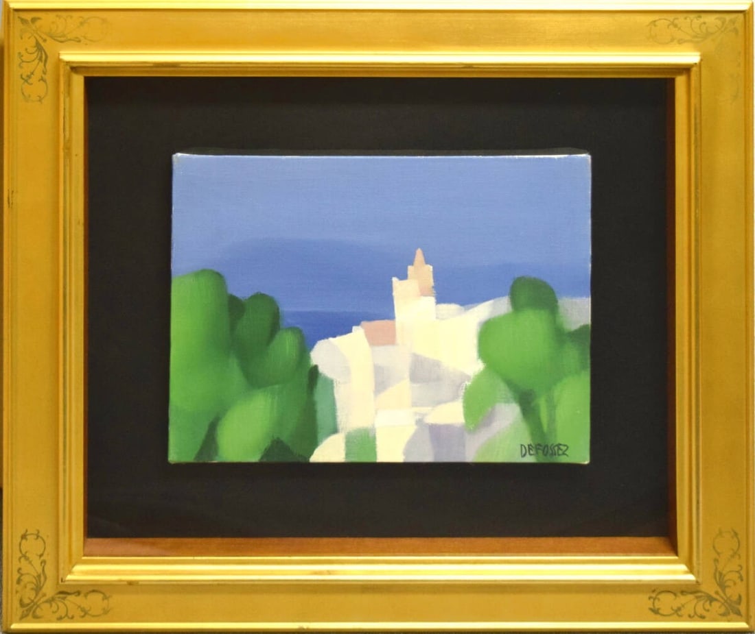French oil painting modernist cubist landscape style framed: French oil painting modernist cubist landscape style framed Item Specifics: Artist: Alfred Defossez Signed By: Alfred Defossez Size: Medium Signed: Yes Material: Canvas Framing: Framed Region Of Origi