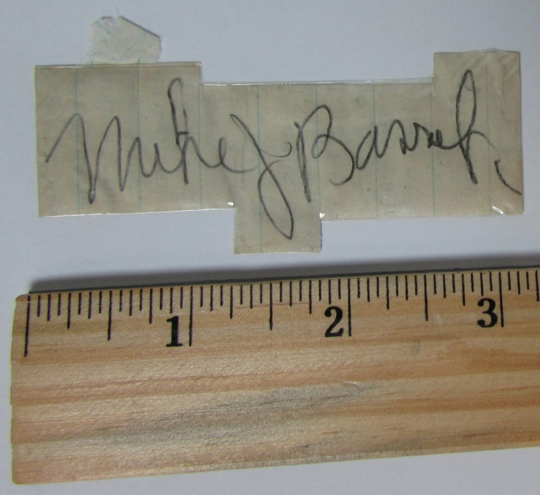Michael Basrak Duquesne AA Orange Bowl MVP/ Steelers Signed Cut PSA/ DNA 145019 (1 of 3)