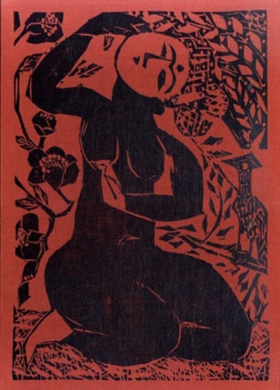 Shiko Munakata Japan Board Paintings Woman sitting upright Flower Bird 1985: Shiko Munakata Japan Board Paintings Woman sitting upright Flower Bird 1985 Item Specifics: Primary Material: Paper Type: Japanese Woodblock Print Color: Multi-Color Original/Reproduction: Antique