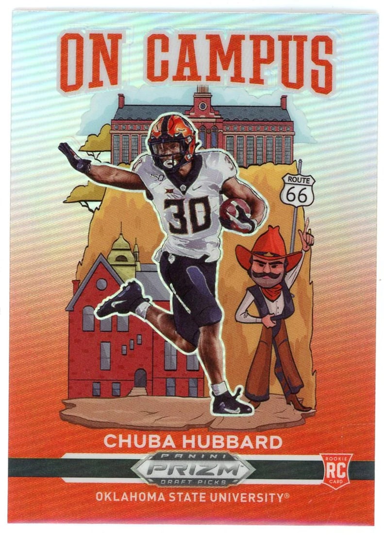Prizm Card #OC-CH Hubbard Chuba 2021 Draft Picks Panini (1 of 2)