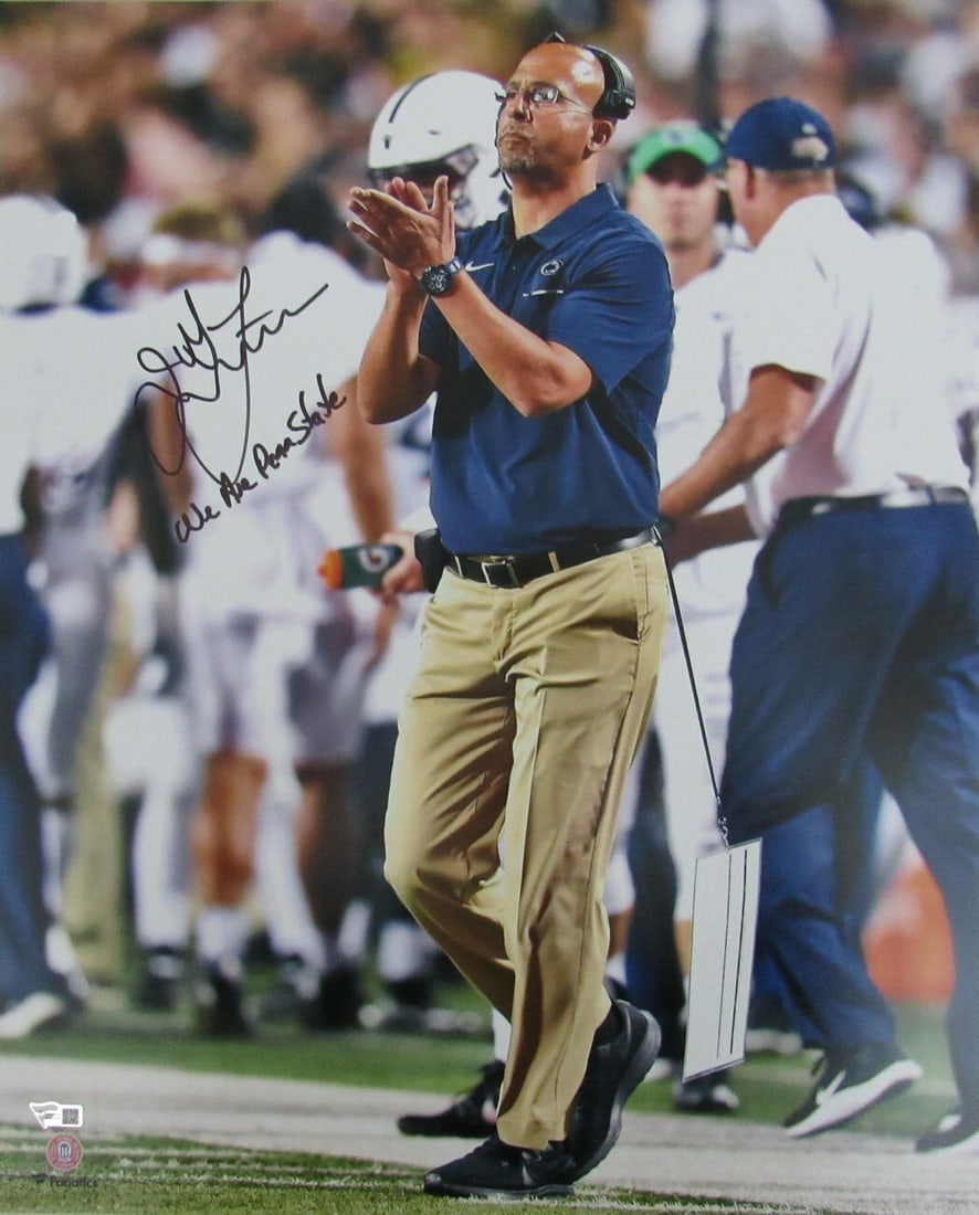 James Franklin Penn State Signed/ Inscr 16x20 Photo Fanatics Authentic 163773 (1 of 3)