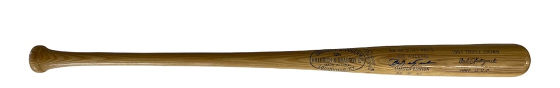 Carl Yastrzemski Autographed Louisville Slugger Bat Beckett (1 of 2)