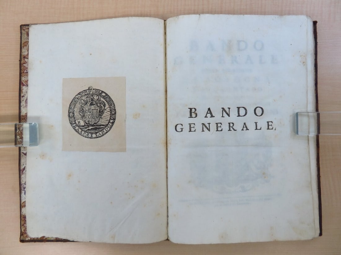 BANDO GENERALE DELLA LEGAZIONE DI BOLOGNA, 1st Edition, 1756 Fabrizio Serbelloni: BANDO GENERALE DELLA LEGAZIONE DI BOLOGNA, 1st Edition, 1756 Fabrizio Serbelloni Item Specifics: Binding: Leather Language: Italian Special Attributes: 1st Edition Author: Fabrizio Serbelloni Region: 