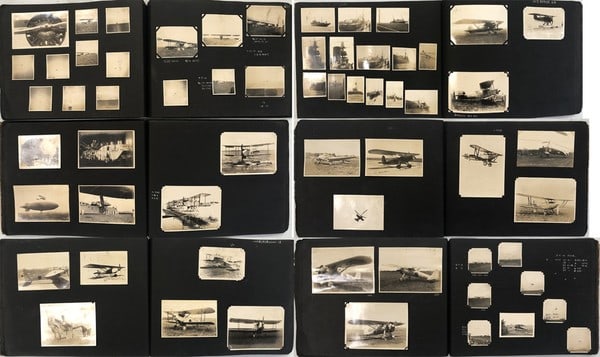 Rare 1925 1934 Japan Military Aircraft Photo Album Biplanes Fighters Bombers (1 of 2)
