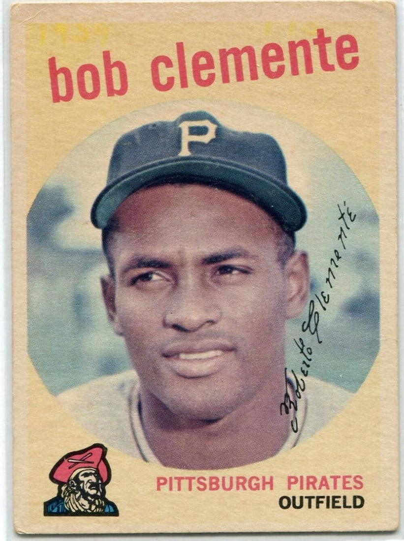 Roberto Clemente 1959 Topps Card #478 (1 of 2)