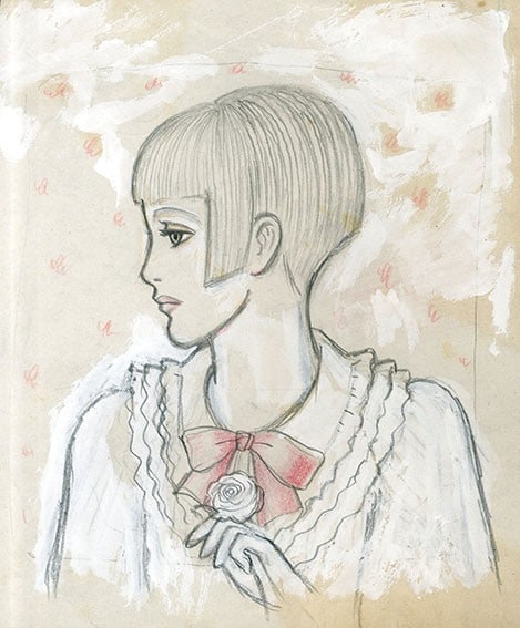 Rune Naito Original Drawing Watercolor Profile Woman Holding Flower Kawaii Art: Rune Naito Original Drawing Watercolor Profile Woman Holding Flower Kawaii Art Item Specifics: Artist: Rune Naito Subject: Woman holding a flower Kawaii Profile Material: Pencil and watercolor on pape