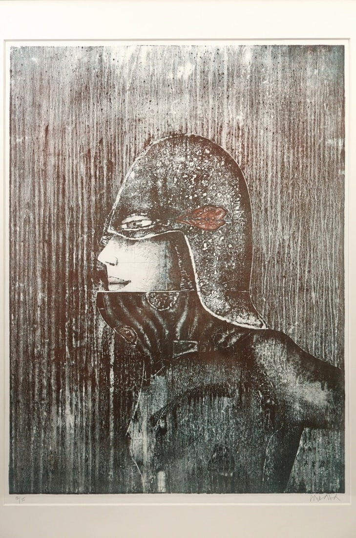 Paul Wunderlich Amazones ED15 Original Lithograph Signed Framed Surrealism Art (1 of 10)