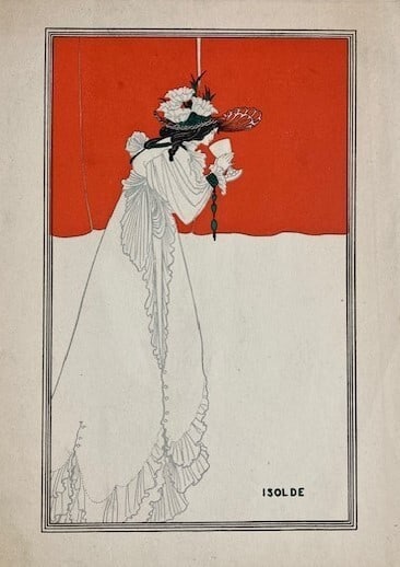 Beardsley Unicorn Press 1st Ed Isolde Lithograph 1898 (1 of 10)
