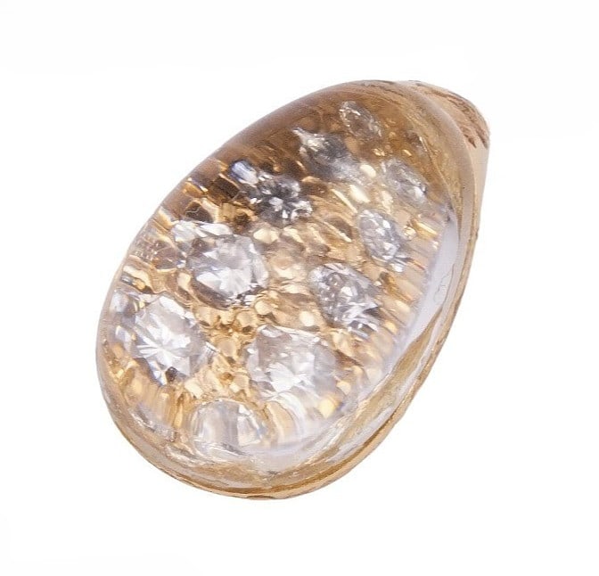 Myst Rock Crystal Diamond Cartier Top Charm Vintage Pendant Gold 18k Yellow: Myst Rock Crystal Diamond Cartier Top Charm Vintage Pendant Gold 18k Yellow Item Specifics: Pendant Shape: Teardrop Main Stone Creation: Natural Occasion: Anniversary Birthday Christening Christmas Co