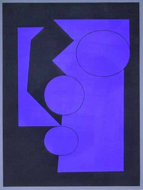 Vasarely Victor Hand Signed Ed130 Venezuela Serigraph Framed 1956 Heaven (1 of 9)