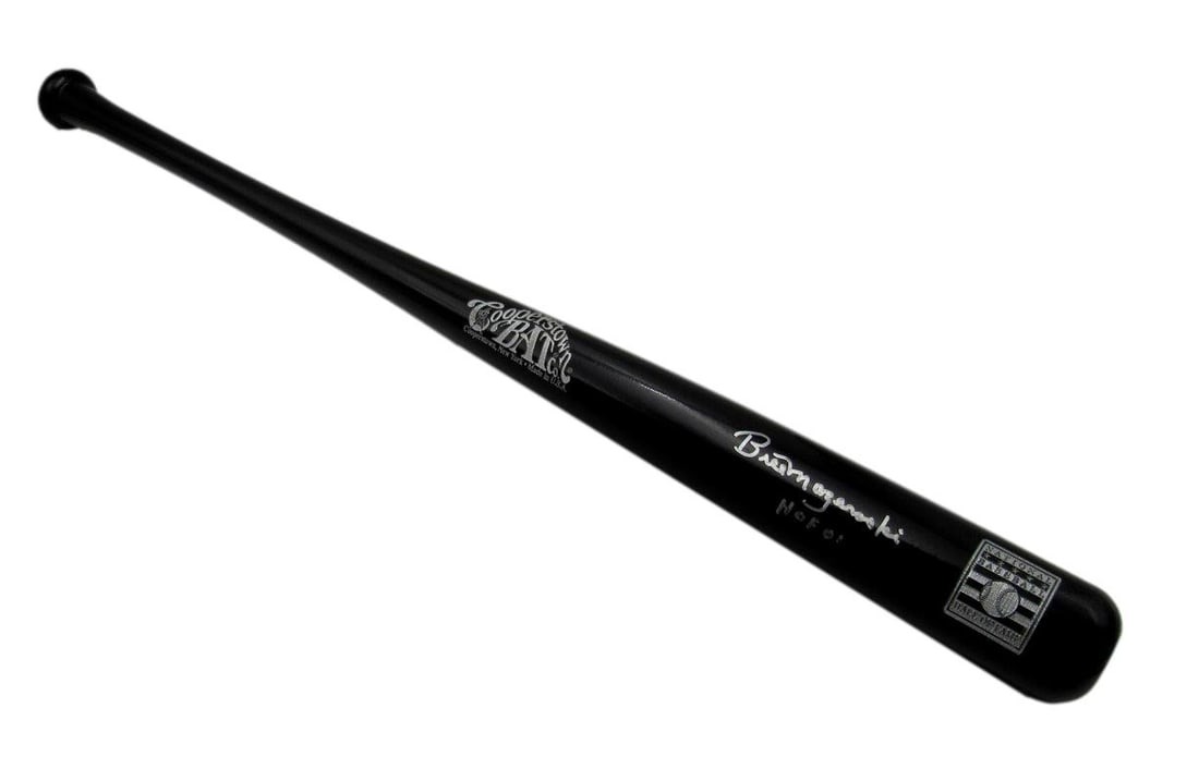 Bill Mazeroski HOF Signed/ Inscribed Black Cooperstown Bat Pirates JSA 198366 (1 of 4)