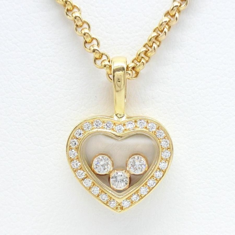 Chopard Happy Diamonds Heart 3 Moving Diamond 18k Yellow Gold Necklace: Chopard Happy Diamonds Heart 3 Moving Diamond 18k Yellow Gold Necklace Item Specifics: Pendant Shape: Heart Closure: Lobster Occasion: Anniversary Birthday Christening Christmas