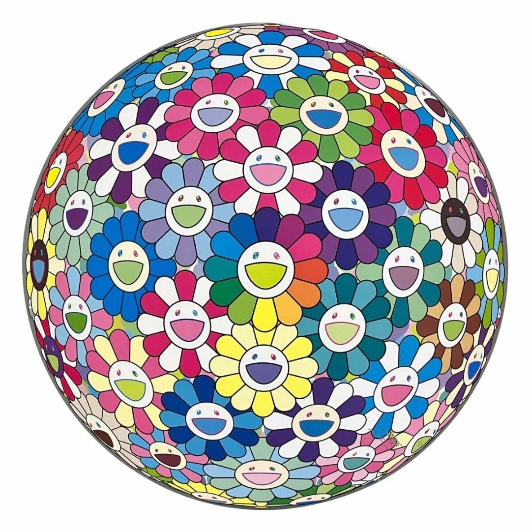 Takashi Murakami Beyond the Dimensions print signed ED 300 Flower Ball New: Takashi Murakami Beyond the Dimensions print signed ED 300 Flower Ball New Item Specifics: Artist: Takashi Murakami Type: Poster Year Of Production: 2022 Original/Licensed Reproduction: Original Size: