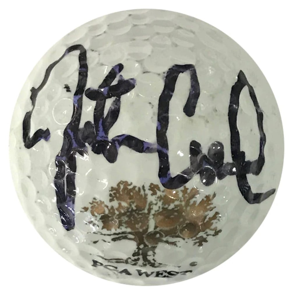 Justin Leonard Autographed Ultra 2 Golf Ball: Justin Leonard Autographed Ultra 2 Golf Ball Justin Leonard's black sharpie signature adorns the Ultra 2 Golf Ball, adding a unique touch to this officially signed item. The ball itself features the