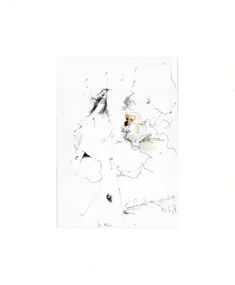 Modern Japanese Hakki Original Painting Ink Katsuaki: Modern Japanese Hakki Original Painting Ink Katsuaki Item Specifics: Artist: Katsuaki Shigeno Subject: Contemporary Japanese Art Material: Ink on Paper Style: Japanese Product Disclaimer: Please