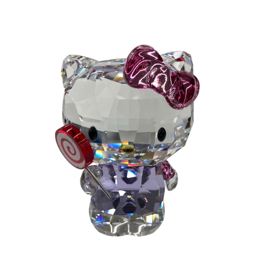 Crystal Figurine Hello Kitty Lollipop Collectible Rare Gift Cute Swarovski (1 of 8)