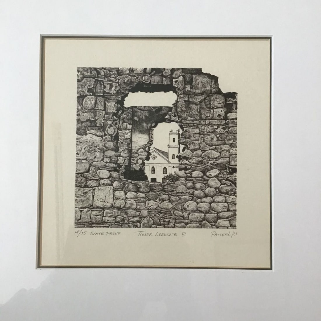 Ken Pattern Lithograph TIMOR LOROSAE II State Proof 14/ 15 Signed Print - 2