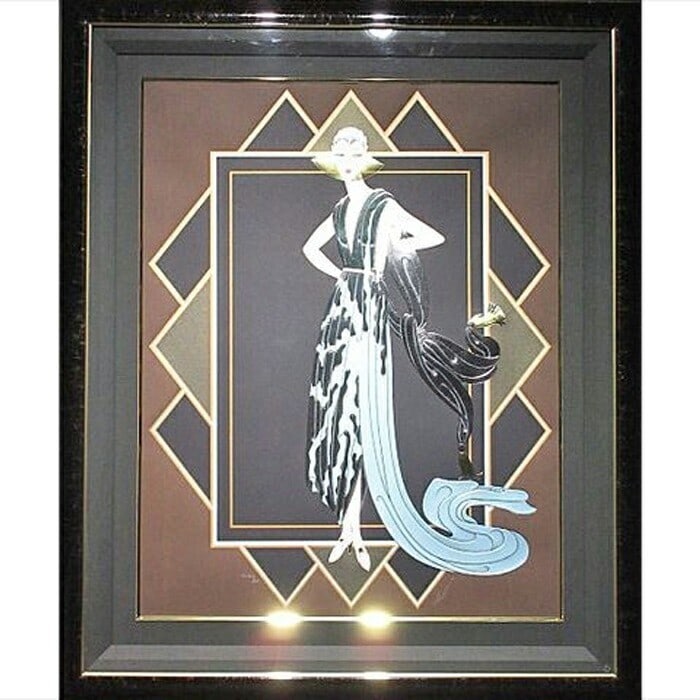 Hand Signed California Silkscreen Print Ed 182/ 300 COA Rare Framed Art: Hand Signed California Silkscreen Print Ed 182/ 300 COA Rare Framed Art Item Specifics: Artist: Erte Unit Of Sale: Single Piece Image Orientation: Portrait Size: Medium Signed: No Region Of Origin: us