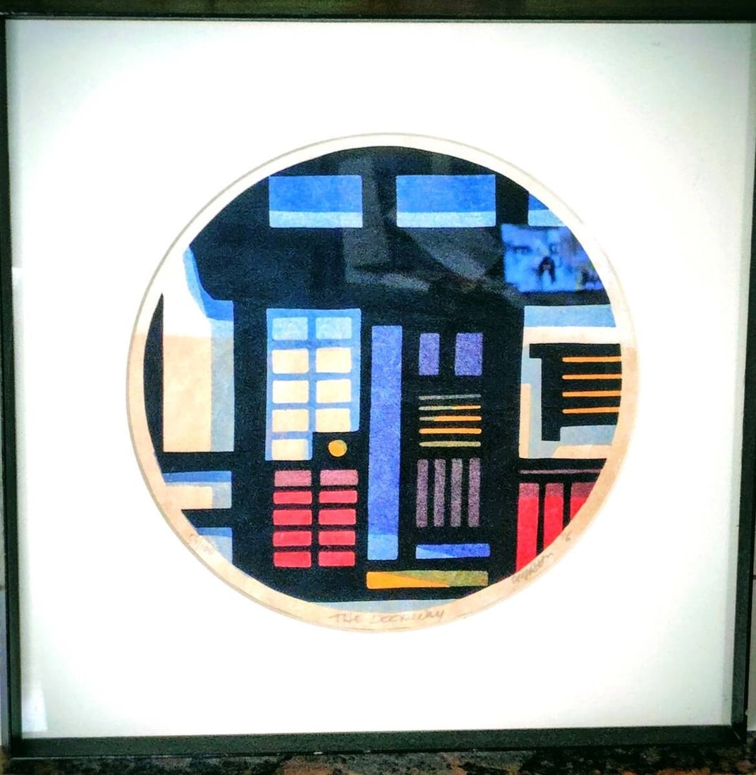 Clifton Karhu The Doorway 1976 Woodblock Print Signed Limited 55/ 100 Framed: Clifton Karhu The Doorway 1976 Woodblock Print Signed Limited 55/ 100 Framed Item Specifics: Type: Print Year Of Production: 1976 Signed: Yes Features: Limited Edition Numbered Material: Paper Product