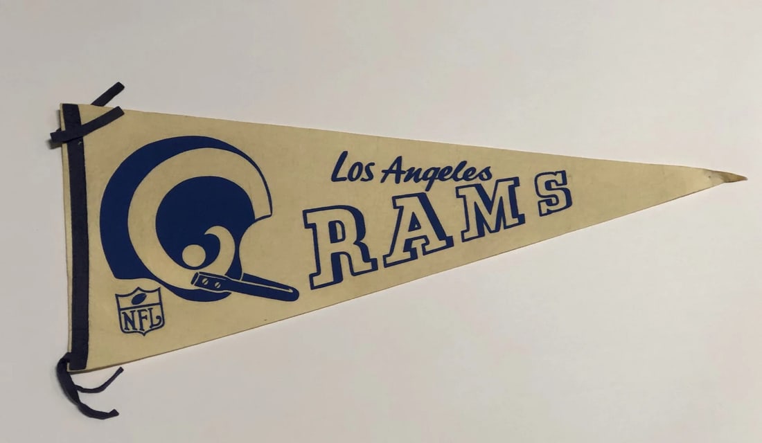 Vintage Rams Banner Los Angeles (1 of 2)