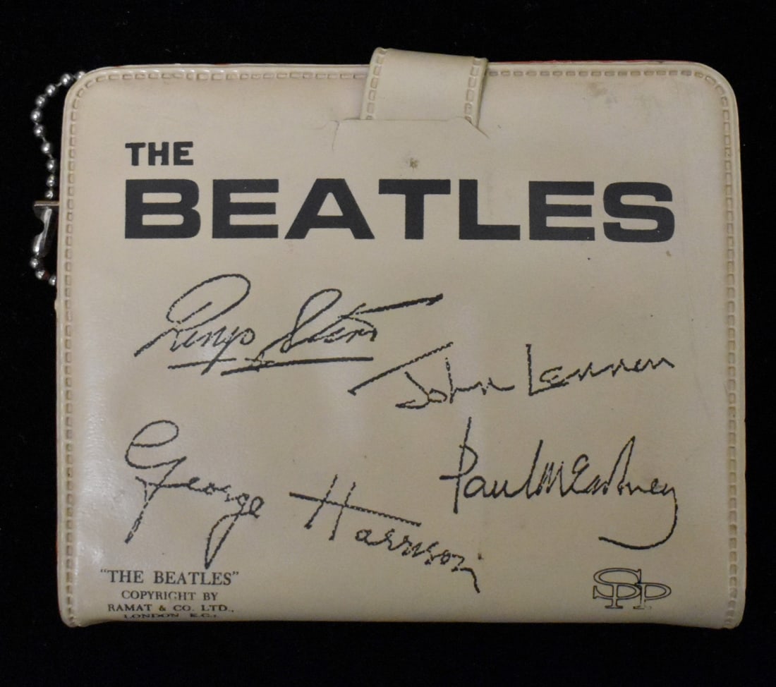The Beatles 1964 Wallet Beige Version Signed Ramat & Co. Ltd London 209850 (1 of 2)