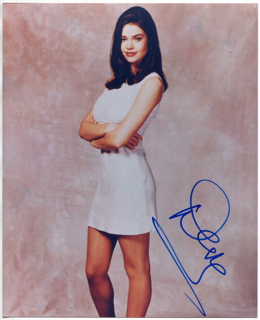 Denise Richards Autographed 8x10 Photo: Denise Richards Autographed 8x10 Photo Item Specifics: Photo is signed in blue sharpie Item is authenticated by Rich Altman's , and will be accompanied with a COA from . Product Disclaimer: Not