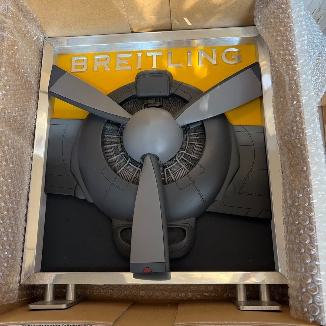 Breitling Logo Display Sign Plate Collectible Rare Advertising Interior Decor: Breitling Logo Display Sign Plate Collectible Rare Advertising Interior Decor Item Specifics: Brand: Breitling Type: Sign Theme: Art Subject: Logo Product Disclaimer: All collectibles are sold as-is;