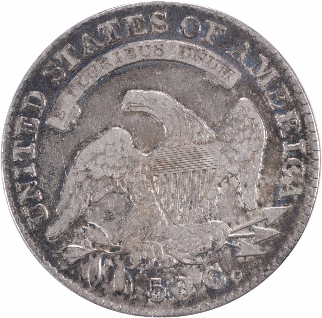 Half dollar silver 1830 bust VF Uncertified - 2