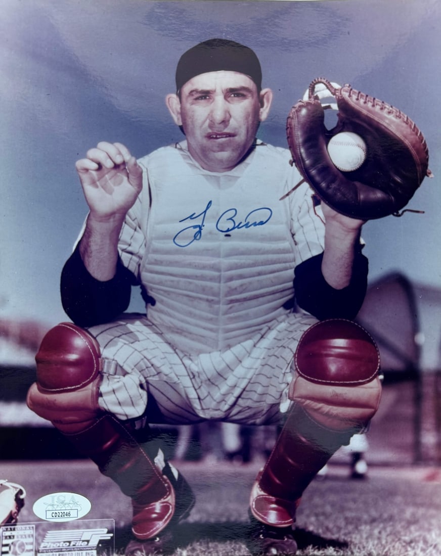 Yogi Berra Autographed 8x10 Baseball Photo (JSA) (1 of 1)