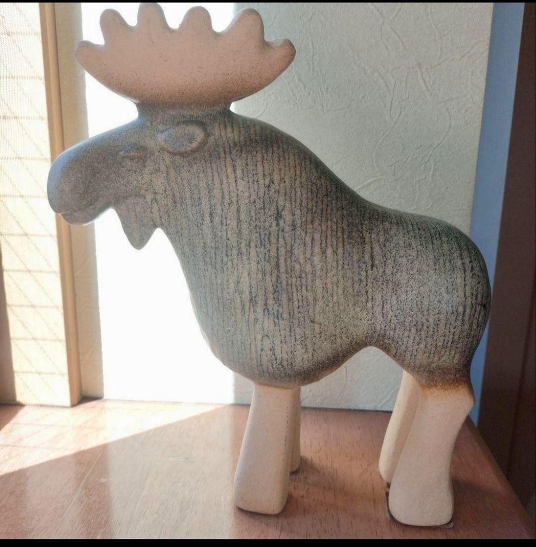 Lisa Larson Reindeer Elk Pottery Sweden Art Object Interior Display (1 of 3)