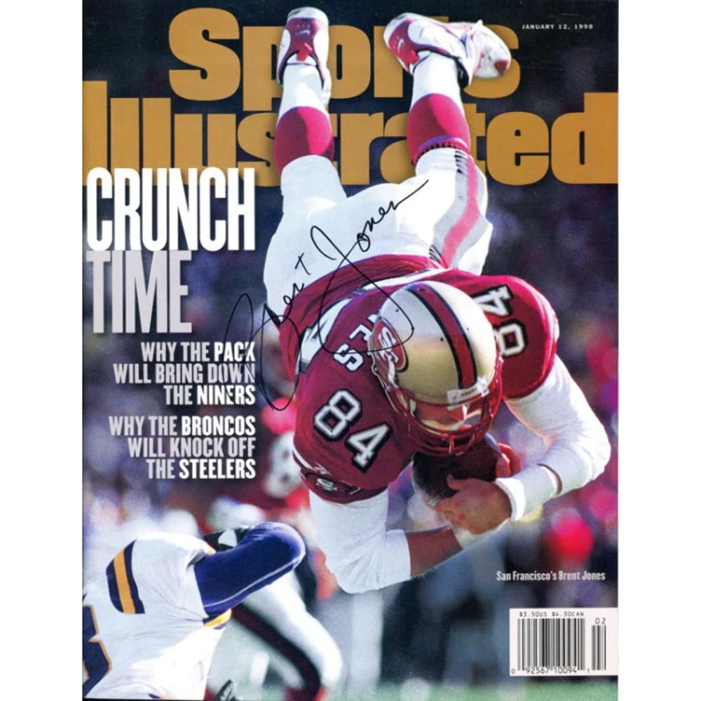 Sports Illustrated Autographed By Brent Jones: Sports Illustrated Autographed By Brent Jones Item Specifics: Brent Jones Autographed Sports Illustrated MagazinePacked and shipped from Dania Beach Florida. Product Disclaimer: Not affiliated with an